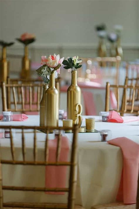 Pink And Gold Wedding Table Setting Inspiration