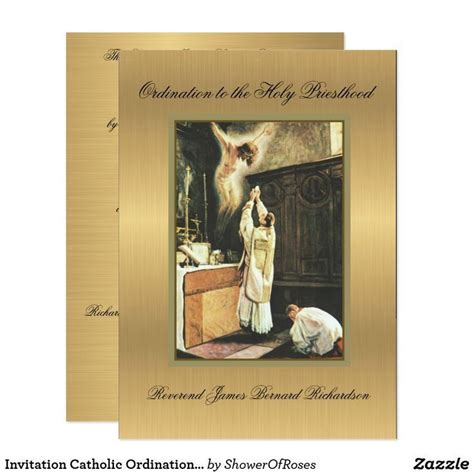 Pin On Priests Ordination Invitations Cards And Ts