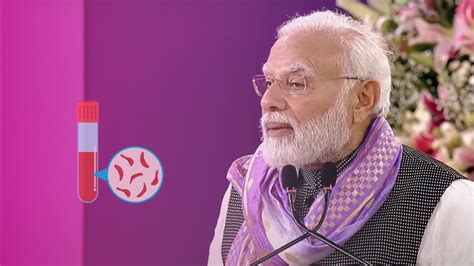 Pm Modi Launches Sickle Cell Anaemia Elimination Mission News