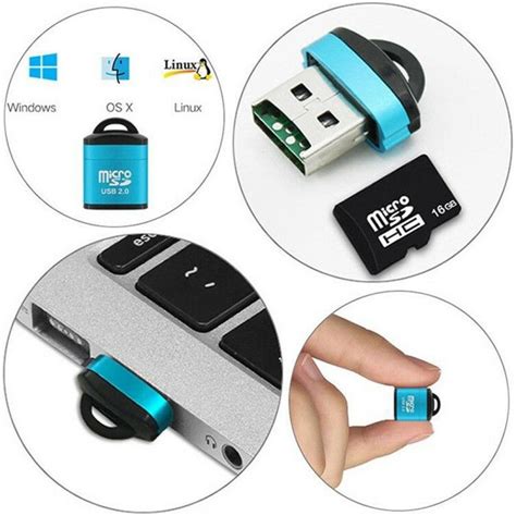 Lector De Tarjetas De Memoria Micro Sd Tipo Llavero Micro Sd Usb Pc