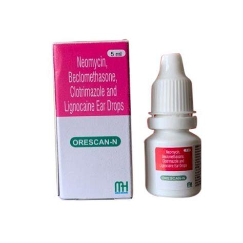 Medicine Raw Materials Orescan N Neomycin Beclomethasone Clotrimazole And Lignocaine Ear Drops