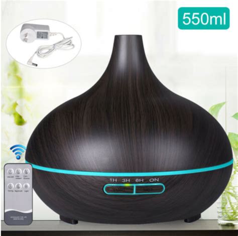 Ultrasonic Aromatherapy Diffuser Electric Air Humidifier 550 Ml Incense Burner Australia