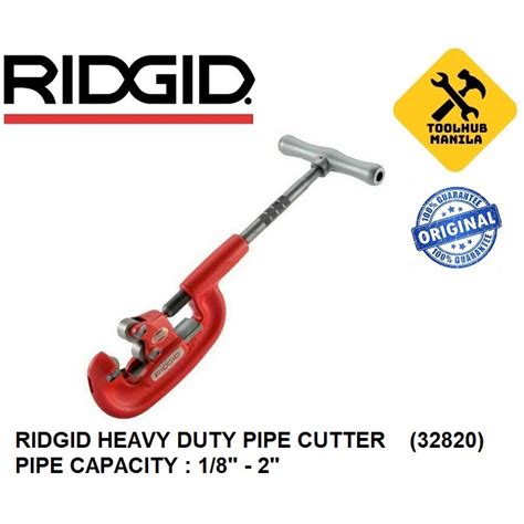 Ridgid Heavy Duty Pipe Cutter Model Shopee Philippines