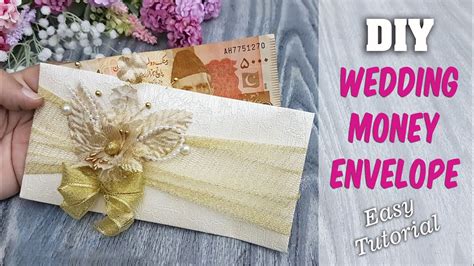 How To Make Money Envelope DIY Money Envelope Wedding Envelope