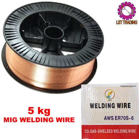 Ready Stocks Er70s 6 Mig Wire 08mm 5kg Welding Wire Dawai Mig