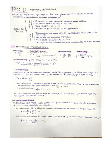 Resumen Tema 14 Fluidos Pdf