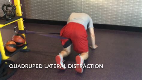 Banded Hip Lateral Distraction Youtube