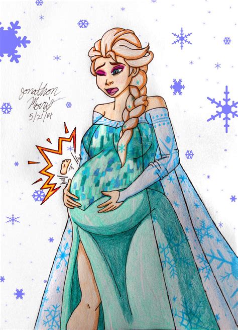 Pregnant Anna R Frozen