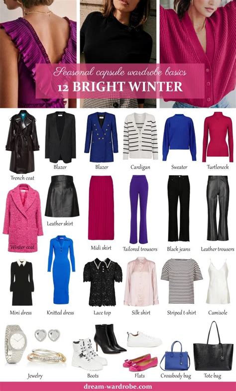 Bright Winter Color Palette And Wardrobe Guide Dream Wardrobe