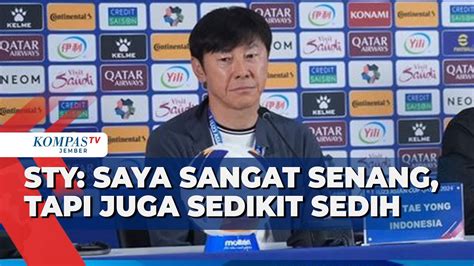 Perasaan Dilema Shin Tae Yong Usai Timnas Indonesia U 23 Kalahkan Korea