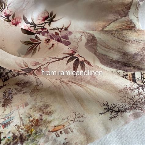 Chinese Silk Fabric - Etsy