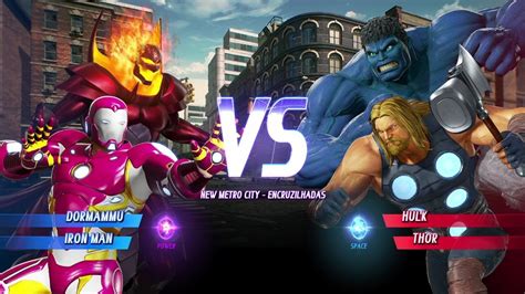 Dormammu Iron Man Vs Hulk Thor Hardest AI Marvel Vs Capcom