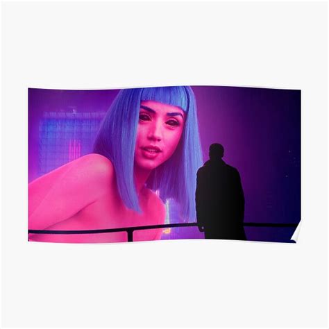 Blade Runner 2049 Cyberpunk Joi Hologram Poster For Sale By