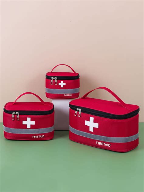 1 Pieza Bolsa De Almacenamiento De Primeros Auxilios Portátil Medical Bag Bag Storage First