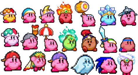 Imagen Todas Las Transformaciones De Kirbypng Kirbypedia La