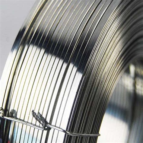 stainless steel flat wire  cost shaped wire steel profile flat