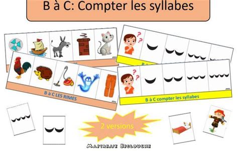 Boites Compter Compter Les Syllabes Versions Maitresse