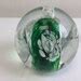 Prestige Art Glass Paperweight Elwood Indiana Usa Vintage Paperweight