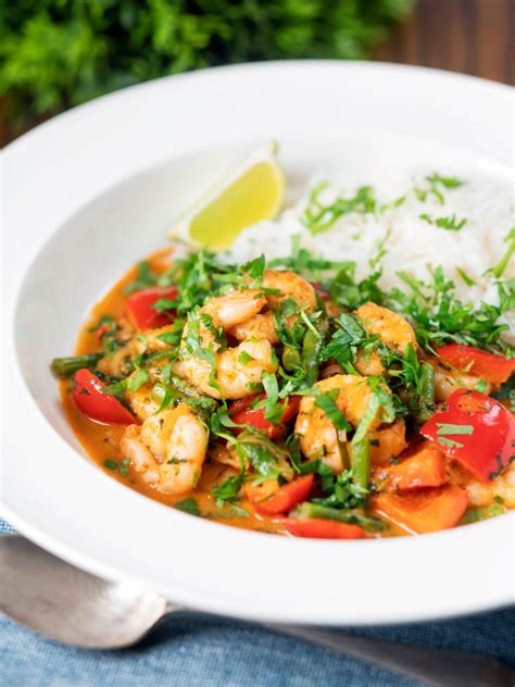 Easy Thai Prawn Panang Curry Krumpli