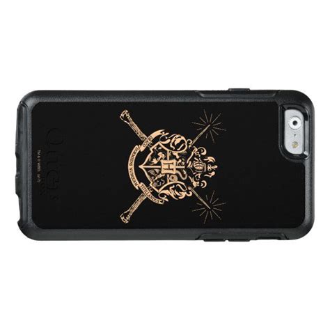 Harry Potter Hogwarts Crossed Wands Crest Otterbox Iphone Case