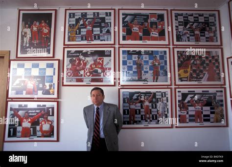 Car Persons Vips Jean Todt Team Manager Ferrari Formel 1 In His