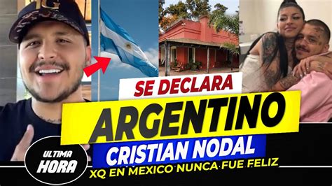 𝗔𝗤𝗨𝗜 𝗘𝗡𝗖𝗢𝗡𝗧𝗥𝗘 𝗟𝗔 𝗙𝗘𝗟𝗜𝗖𝗜𝗗𝗔𝗗 Christian Nodal Ya Se Siente 𝗔𝗥𝗚𝗘𝗡𝗧𝗜𝗡𝗢