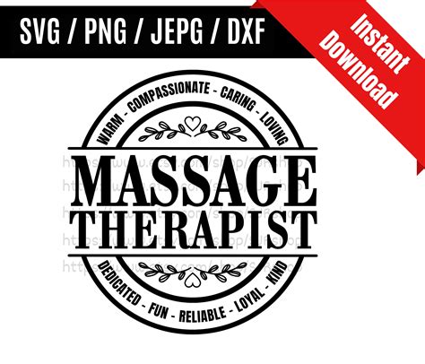 Massage Therapist Svg Massage Therapy Svg Mt Svg Etsy