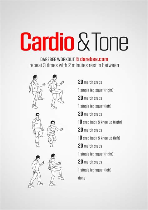 Cardio Workout 3 Times A Week A Beginner S Guide Cardio Workout Exercises