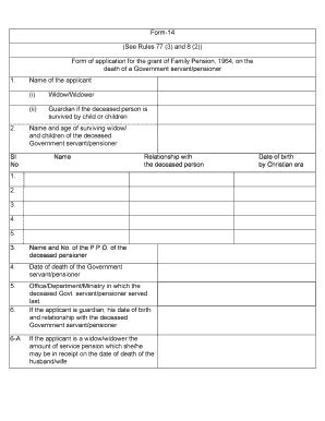 Fillable Online Intramop Nic Form 14 See Rules 77 3 And 8 2 Form