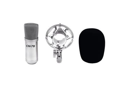 MIC CM 78 Large Diaphragm Condenser Mic Omnitronic