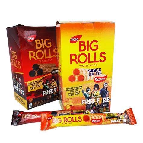 Jual Nabati Big Rolls Chocolate BOX Netto 20 Bks X 18 Gr Shopee