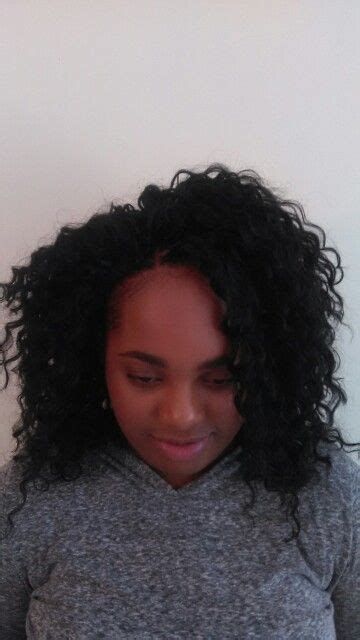 This wavy hair style was crochet braided Crochet Braids, Wavy Hair ...