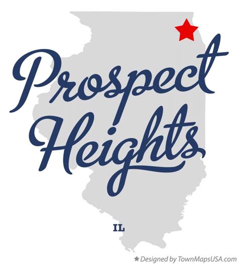 Map of Prospect Heights, IL, Illinois