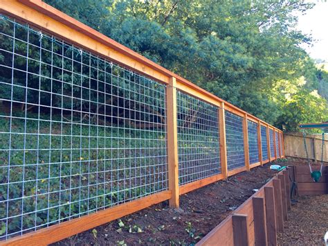 diy hog wire fence 4