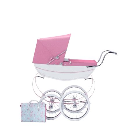 Silver Cross Dolls Pram Changing Bag Oberon Navy Pink