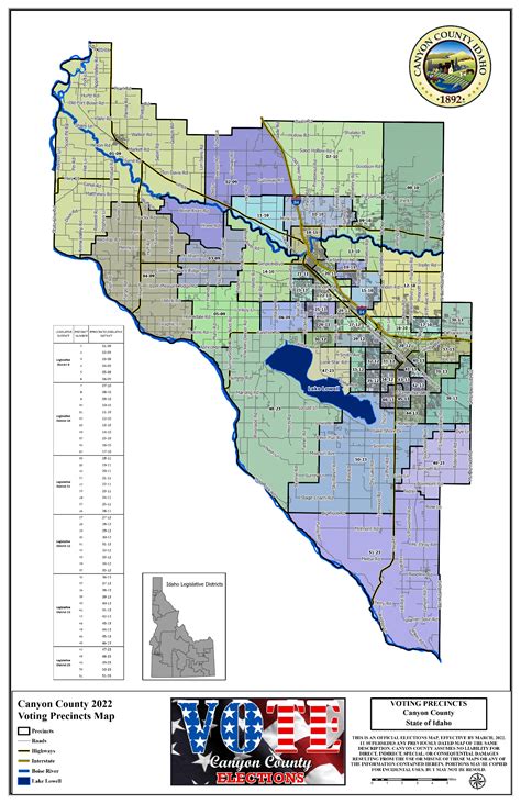 Canyon County Idaho Map