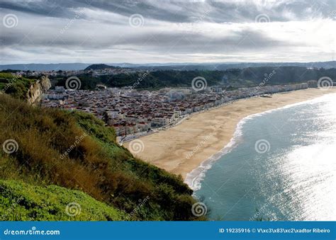 Viewpoint in Nazare stock photo. Image of landscape, landscaped - 19235916