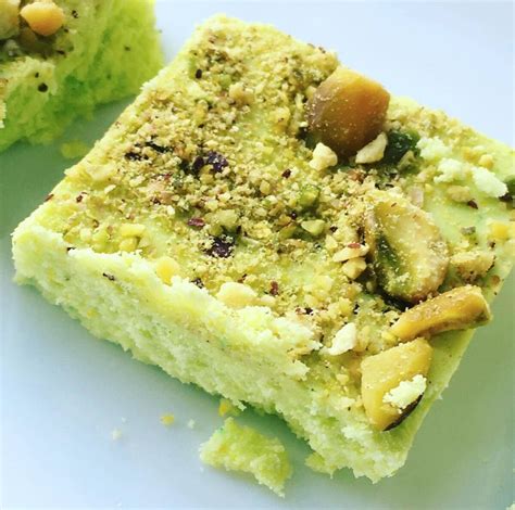 Pista Burfi The Pistachio Fudge Makes A Vibrant Accompaniment To