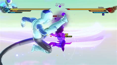 Frost Vs Cabba Dragon Ball Xenoverse Youtube