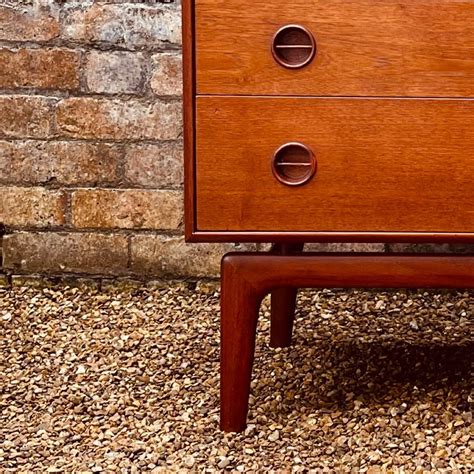 Arne Hovmand Olsen For Mogens Kold Teak Chest Of Drawers Denmark 1950s