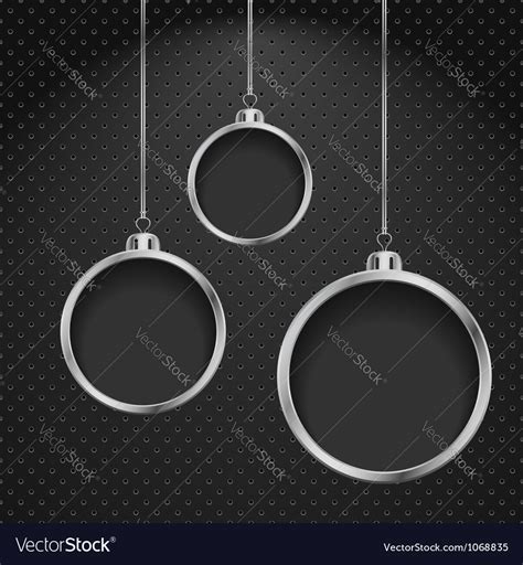 Christmas balls Royalty Free Vector Image - VectorStock