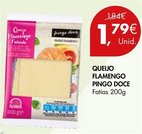 Promoção QUEIJO FLAMENGO PINGO DOCE Fatias 200g em Pingo Doce