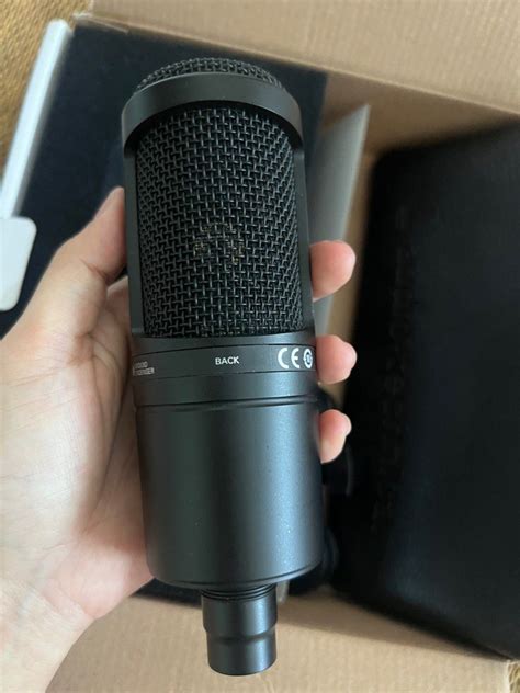 Audio Technica AT2020 XLR Condenser Microphone, Audio, Microphones on ...