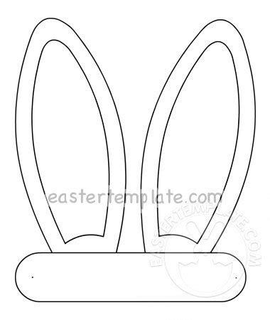 Easter Bunny Ears Craft Template - Easter Template