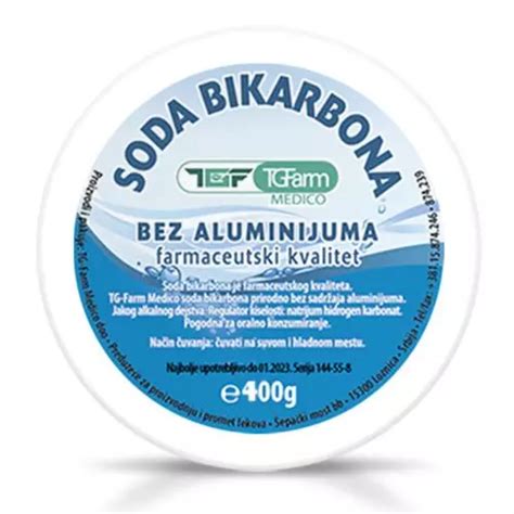 Tgfarm Soda Bikarbona Bez Aluminijuma G Filly Farm Apoteke