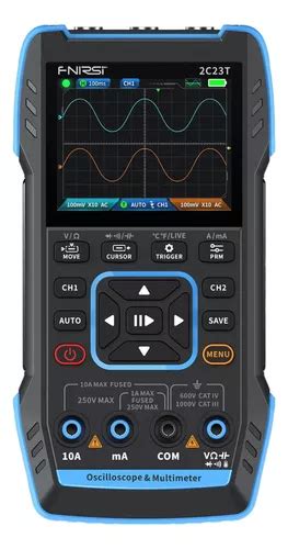 Multímetro Osciloscopio Portátil Generador 2 Canales Fnirsi Envío gratis