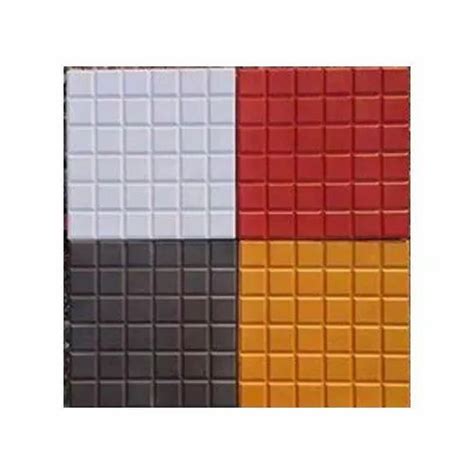 Ceramic Gloss Mm Chequered Floor Tiles For Flooring At Rs Piece