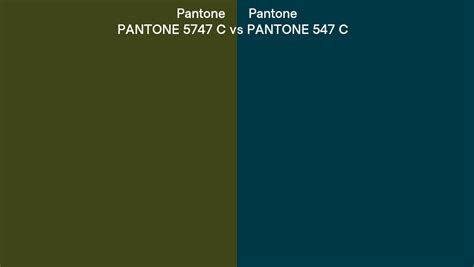 Pantone 5747 C Vs Pantone 547 C Side By Side Comparison