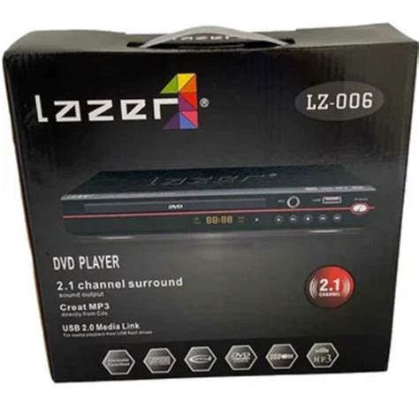 Reproductor Dvd Multiformatos Puerto Usb Lazer Lz Env O Gratis