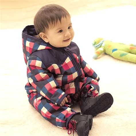 Baby clothes winter 0 1 year old baby clothes baby one piece wadded ...